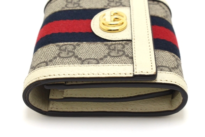 GUCCI グッチ オフディアGGウォレット 財布 598662 オフホワイト/レッド・ブルー GGスプリーム 【460】2146000390104