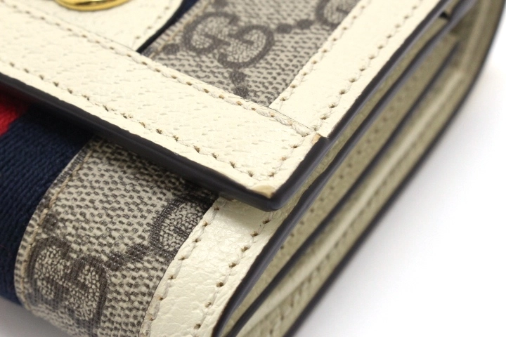 GUCCI グッチ オフディアGGウォレット 財布 598662 オフホワイト/レッド・ブルー GGスプリーム 【460】2146000390104