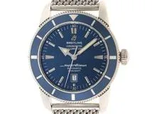 BREITLING ブライトリング 腕時計 スーパーオーシャン ヘリテージ  46 A17320 ステンレススチール ブルー文字盤 自動巻き 2008年正規品【472】SJ
