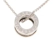BVLGARI　ブルガリ　B-Zero1ネックレス　K18ホワイトゴールド　ダイヤモンド　12.2g　2146000390517　【205】