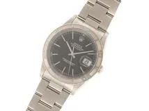 F番並行品 ROLEX ロレックス 腕時計 デイトジャスト36 サンダーバード 16264 ブラック文字盤 ステンレス/K18ホワイトゴールド 自動巻き 【472】SJ