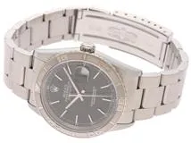 F番並行品 ROLEX ロレックス 腕時計 デイトジャスト36 サンダーバード 16264 ブラック文字盤 ステンレス/K18ホワイトゴールド 自動巻き 【472】SJ