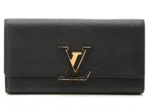 LOUIS VUITTON ルイヴィトン ポルトフォイユ・カプシーヌ トリヨンレザー ノワール M61248 長財布  【208】2146000391828 の購入なら「質」の大黒屋（公式）