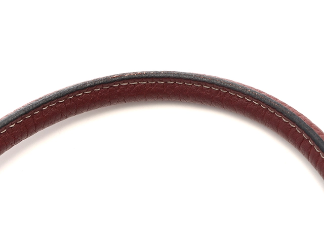 Hermes　エルメス　ガーデンパーティPM　ルージュアッシュ/SV【431】