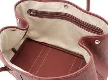 Hermes　エルメス　ガーデンパーティPM　ルージュアッシュ/SV【431】