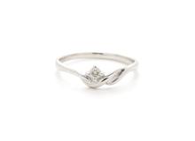 JEWELRY　ノンブランドジュエリー　リング　K18　ホワイトゴールド　ダイヤモンド　0.05ct　2.2g　16.5号　2146000392665　【432】