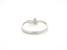 JEWELRY　ノンブランドジュエリー　リング　K18　ホワイトゴールド　ダイヤモンド　0.05ct　2.2g　16.5号　2146000392665　【432】