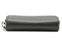 PRADA プラダ コインケース レザー ブラック シルバー金具