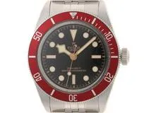 2023年6月正規品 TUDOR チューダー 腕時計 ブラックベイ M7941A1A0RU-0001 ブラック文字盤 レッドベゼル スチール 自動巻き【472】SJ