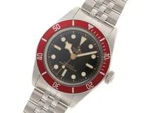 2023年6月正規品 TUDOR チューダー 腕時計 ブラックベイ M7941A1A0RU-0001 ブラック文字盤 レッドベゼル スチール 自動巻き【472】SJ