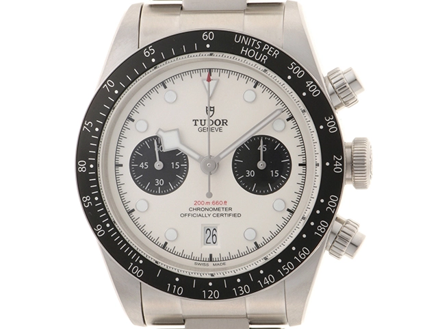 TUDOR チューダー 腕時計 ブラックベイ クロノ M79360N-0002 スチール ホワイト文字盤 自動巻 2022年12月正規品【472】SJ