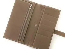 HERMES 　エルメス　ベアンスフレ　エトゥープ/SV金具　ヴォーエプソン　C刻印　2018年頃　2146000398124【432】