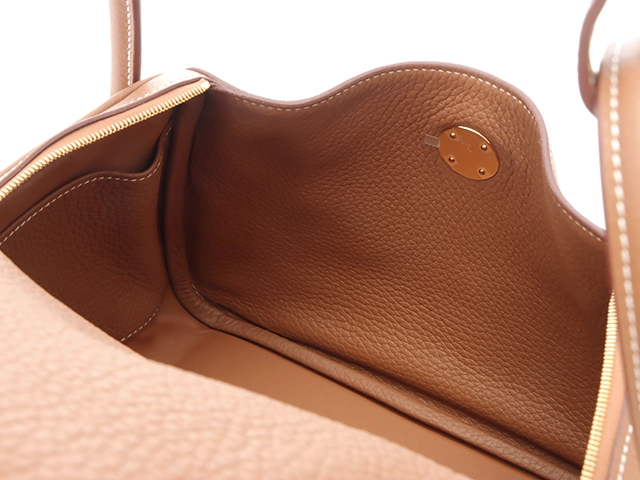 Hermès　エルメス　リンディ26　ゴールドカラー　ゴールド金具　トリヨンクレマンス　W刻印　2024年頃製造　【471】L