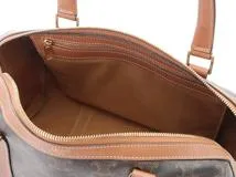 CELINE セリーヌ トリオンフボストンバッグ タン PVC/カーフ 【430