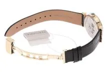 VERSACE  ヴェルサーチ  ミアンダー　VELW01122　ブラック文字盤　GP/革　クォーツ　ユニセックス　2146000401237【430】