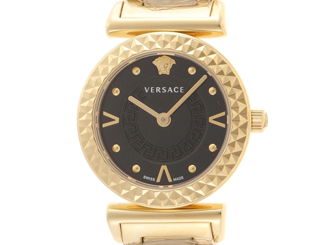 VERSACE ヴェルサーチェ ミニ・ヴァニティ VEAA00518 GP 女性用クオーツ時計【473】 の購入なら「質」の大黒屋（公式）