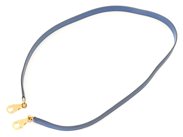 HERMES エルメス ハンドバッグ ケリー25 ブルーフランス ヴォーエププソン ゴールド金具 Z刻印 2146000402210【430】