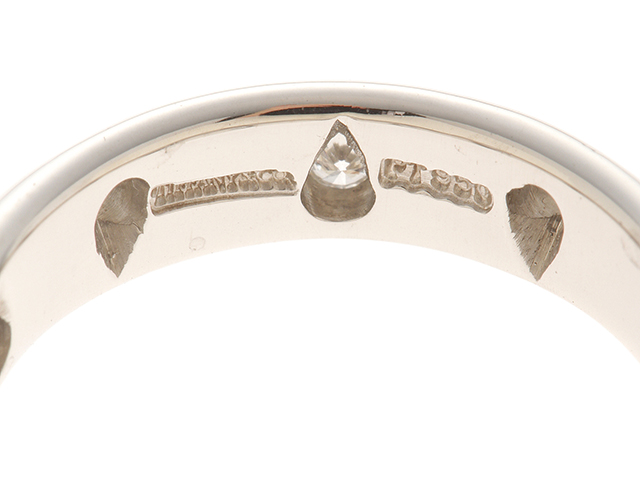 TIFFANY＆CO ティファニー ドッツリング PT950プラチナ ダイヤモンド  