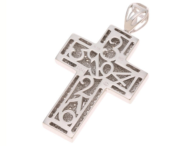 JEWELRY ジュエリー ペンダントトップ K18ホワイトゴールド ダイヤモンド 0.48ct 約6.7g 2146000404221【207】