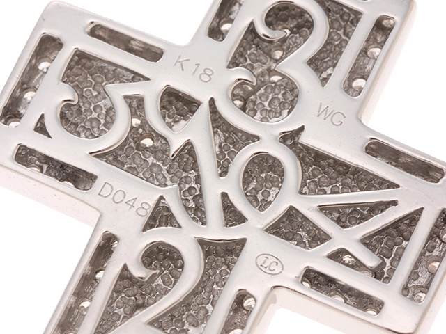 JEWELRY ジュエリー ペンダントトップ K18ホワイトゴールド ダイヤモンド 0.48ct 約6.7g 2146000404221【207】