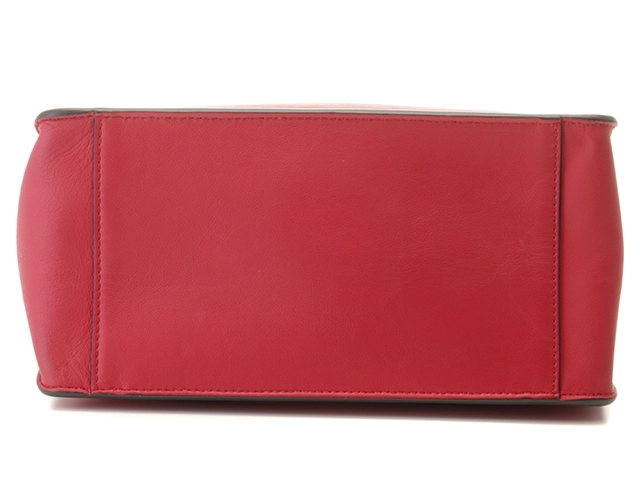 FENDI　フェンディ　フリップ　2wayバッグ　レッド/ベージュ　カーフ【431】2146000404313