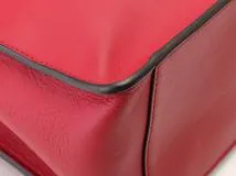 FENDI　フェンディ　フリップ　2wayバッグ　レッド/ベージュ　カーフ【431】2146000404313