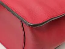 FENDI　フェンディ　フリップ　2wayバッグ　レッド/ベージュ　カーフ【431】2146000404313