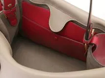 FENDI　フェンディ　フリップ　2wayバッグ　レッド/ベージュ　カーフ【431】2146000404313