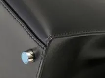 Hermès　エルメス　ケリー28　ブラック　シルバー金具　ボックスカーフ　□J刻印　2006年頃製造　【471】L