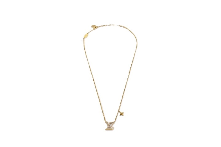 LOUIS VUITTON ルイ･ヴィトン ネックレス･LV アイコニック ネックレス M00596 GP/ラインストーン 【460】2146000405914