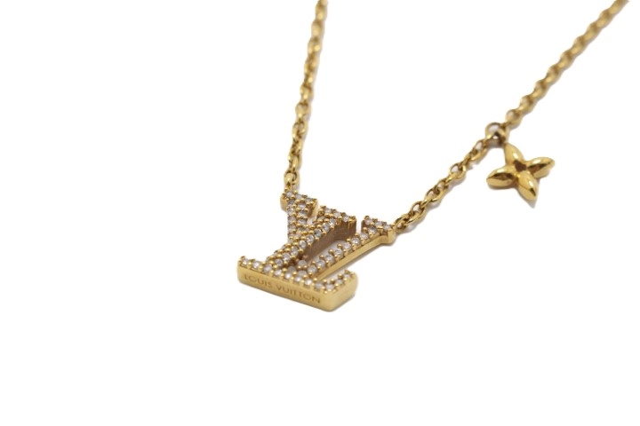 LOUIS VUITTON ルイ･ヴィトン ネックレス･LV アイコニック ネックレス M00596 GP/ラインストーン 【460】2146000405914