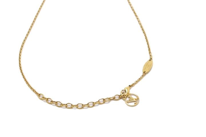 LOUIS VUITTON ルイ･ヴィトン ネックレス･LV アイコニック ネックレス M00596 GP/ラインストーン 【460】2146000405914