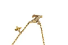 LOUIS VUITTON ルイ･ヴィトン ネックレス･LV アイコニック ネックレス M00596 GP/ラインストーン 【460】2146000405914