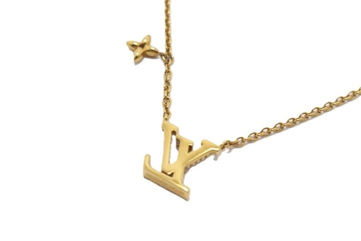 LOUIS VUITTON ルイ･ヴィトン ネックレス･LV アイコニック ネックレス M00596 GP/ラインストーン 【460】2146000405914