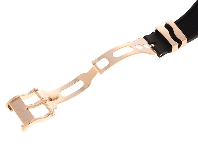 Breguet ブレゲ 腕時計 2010年並行品 マリーンII ラージデイト K18ピンクゴールド/ホワイトゴールド/ラバー グレー／シルバー文字盤 自動巻き【472】SJ