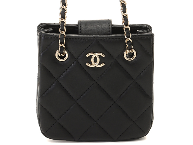 CHANEL シャネル マトラッセ ミニポシェットチェーンショルダー