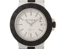 BVLGARI　ブルガリ　アルミニウム 空山基コラボ　世界限定1000本　BB40AT　シルバー文字盤　AL/ラバー　自動巻き　メンズ