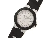 BVLGARI　ブルガリ　アルミニウム 空山基コラボ　世界限定1000本　BB40AT　シルバー文字盤　AL/ラバー　自動巻き　メンズ