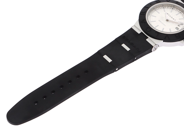 BVLGARI　ブルガリ　アルミニウム 空山基コラボ　世界限定1000本　BB40AT　シルバー文字盤　AL/ラバー　自動巻き　メンズ