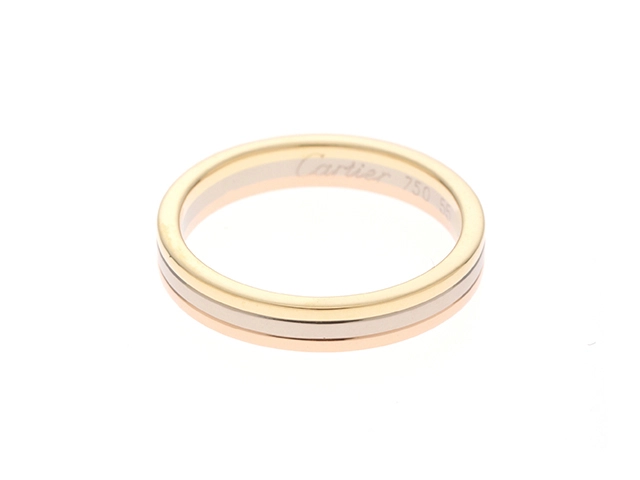 Cartier カルティエ トリニティバンドR ３カラー K18 5.0g 2146000412912【432】