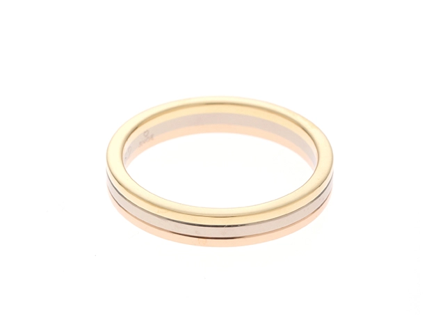 Cartier カルティエ トリニティバンドR ３カラー K18 5.0g 2146000412912【432】