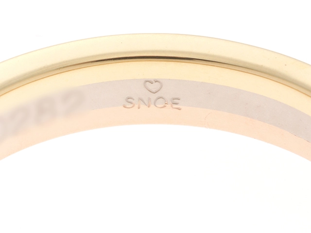 Cartier カルティエ トリニティバンドR ３カラー K18 5.0g 2146000412912【432】