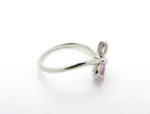 JEWELRY　ノンブランドジュエリー　リング　PT900　トルマリン　ダイヤモンド　0.01ct　3.3g　11.5号　2146000413001　【432】
