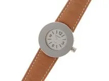 CHANEL シャネル ラロンド シルバー ステンレス/革 H1068