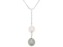 JEWELRY ノンブランドジュエリー ネックレス K18ホワイト