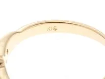 JEWELRY　ジュエリー　リング　指輪　K18イエローゴールド　ダイヤモンド0.14ct 　約1.8g　５号　2146000414428【207】