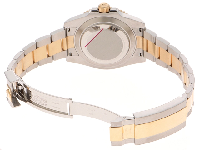 2014年並行品 ROLEX ロレックス サブマリーナー デイト 116613LB ブルー文字盤 セラミック/ステンレス/イエローゴールド 自動巻き【472】SJ