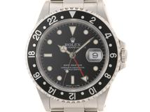 U番1998年日本正規品 ROLEX ロレックス 腕時計 GMTマスターI 16700 トリチウム ブラック文字盤 ステンレス ブラックベゼル 自動巻き【472】SJ