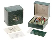 GUCCI グッチ チェンジベゼルウォッチ 11/12.2 GP プラスチック ホワイト文字盤 マルチカラー クォーツ 【460】2146000415159