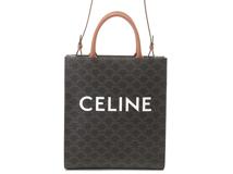 CELINE セリーヌトリオンフ バーティカル カバ スモール タン PVC／カーフ 191542BZK.04LU【430】2146000416309